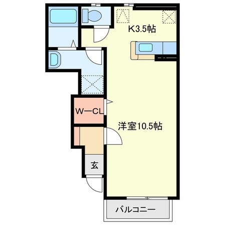 しいの木館の物件間取画像